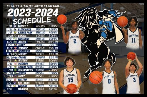 BOY'S BASKETBALL SCHEDULE